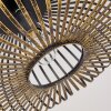 Oravi Deckenleuchte Schwarz-Gold, 1-flammig