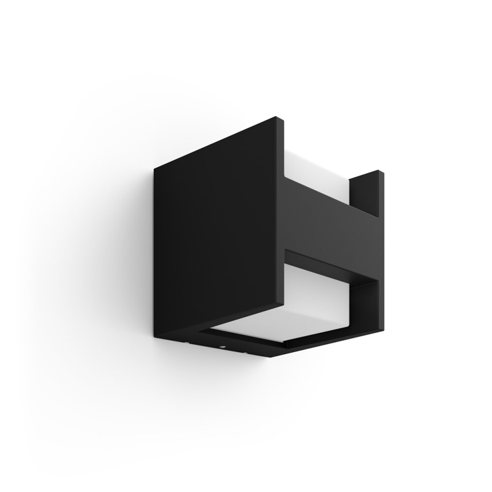 Philips Hue White Fuzo Wandleuchte LED Schwarz, 1-flammig main product photo