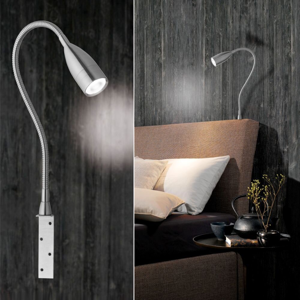 Honsel Sten Bettleuchte LED Nickel-Matt, 1-flammig main product photo