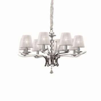 Ideal Lux PEGASO Kronleuchter Weiß, 8-flammig