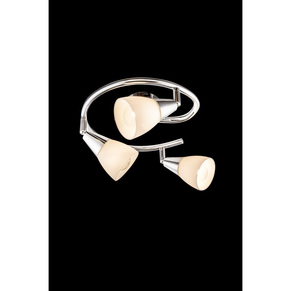 Globo TADEUS Deckenstrahler Chrom, Glas, 3-flammig main product photo