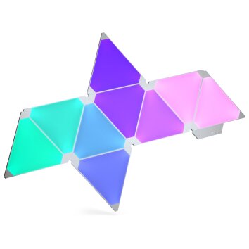 nanoleaf Erweiterungspack Wandleuchte 3er-Pack LED Weiß, 1-flammig, Fernbedienung, Farbwechsler