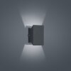 Helestra Free Außenwandleuchte LED Grau, 1-flammig